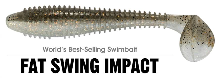 Keitech 4.8 Fat Swing Impact Swimbait (5 Pack) - Bait-WrX